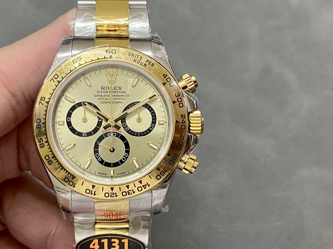 QF ロレックス 新作モデル デイトナ 4131ムーブメント 40mm 904Lステンレススチール