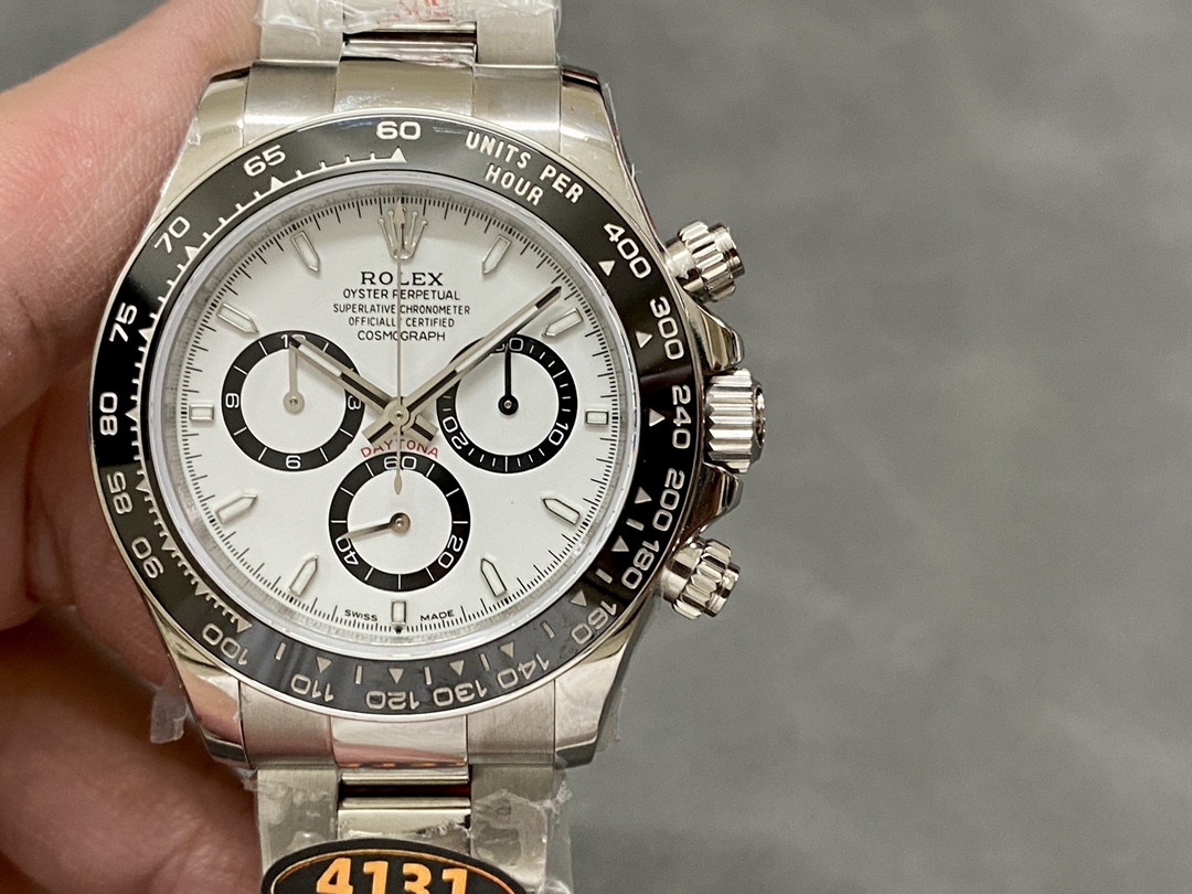 QF ロレックス 新作モデル デイトナ 4131ムーブメント 40mm 904Lステンレススチール