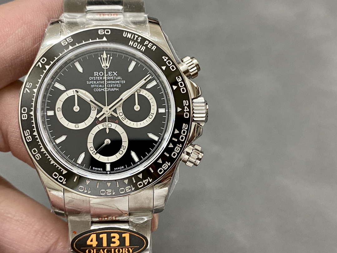 QF ロレックス 新作モデルデイトナ 4131ムーブメント 40mm 904ステンレススチール