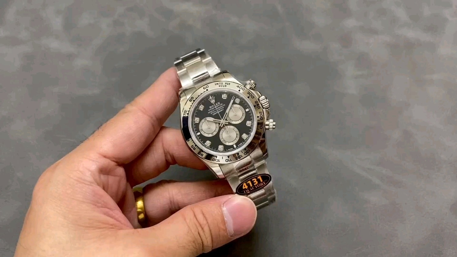 QF ロレックス 新作モデル デイトナ 4131ムーブメント 40mm 904Lステンレススチール