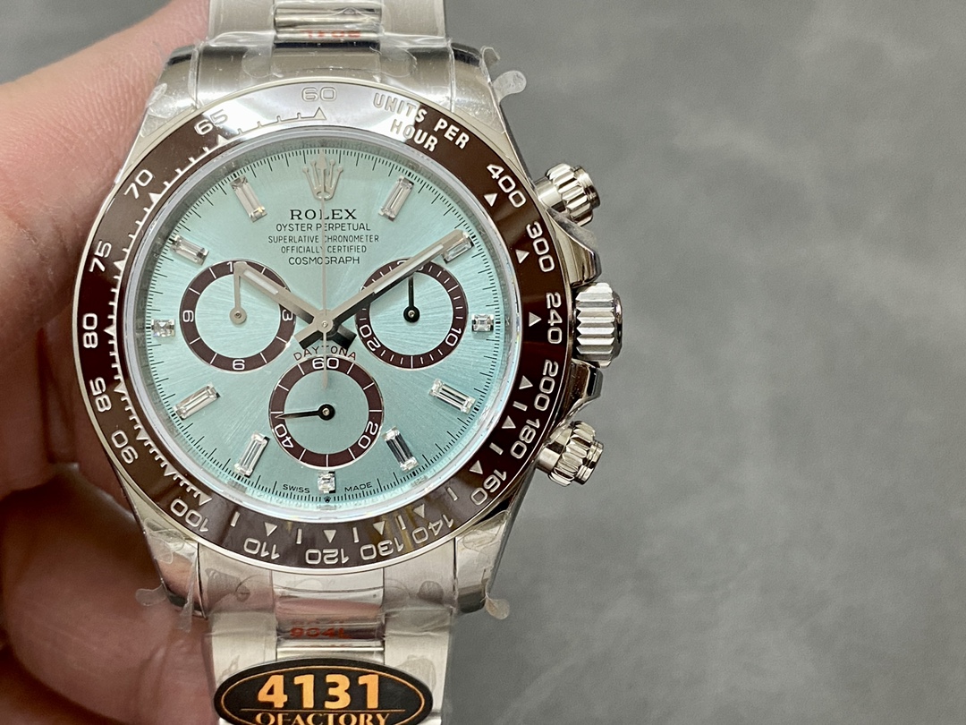 QF ロレックス 新作モデル デイトナ 4131ムーブメント 40mm 904ステンレススチール