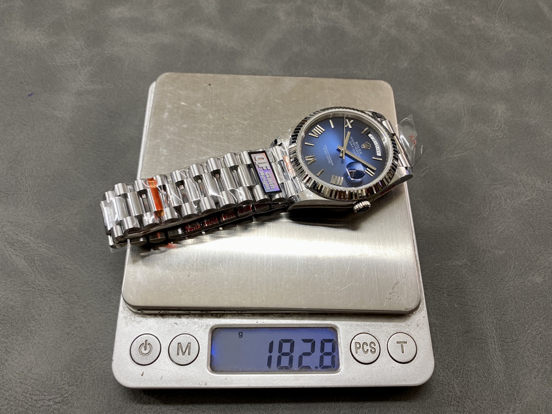 QF 重量調整モデル ロレックス デイデイト ダブルカレンダー 2836ムーブメント 40mm 184G