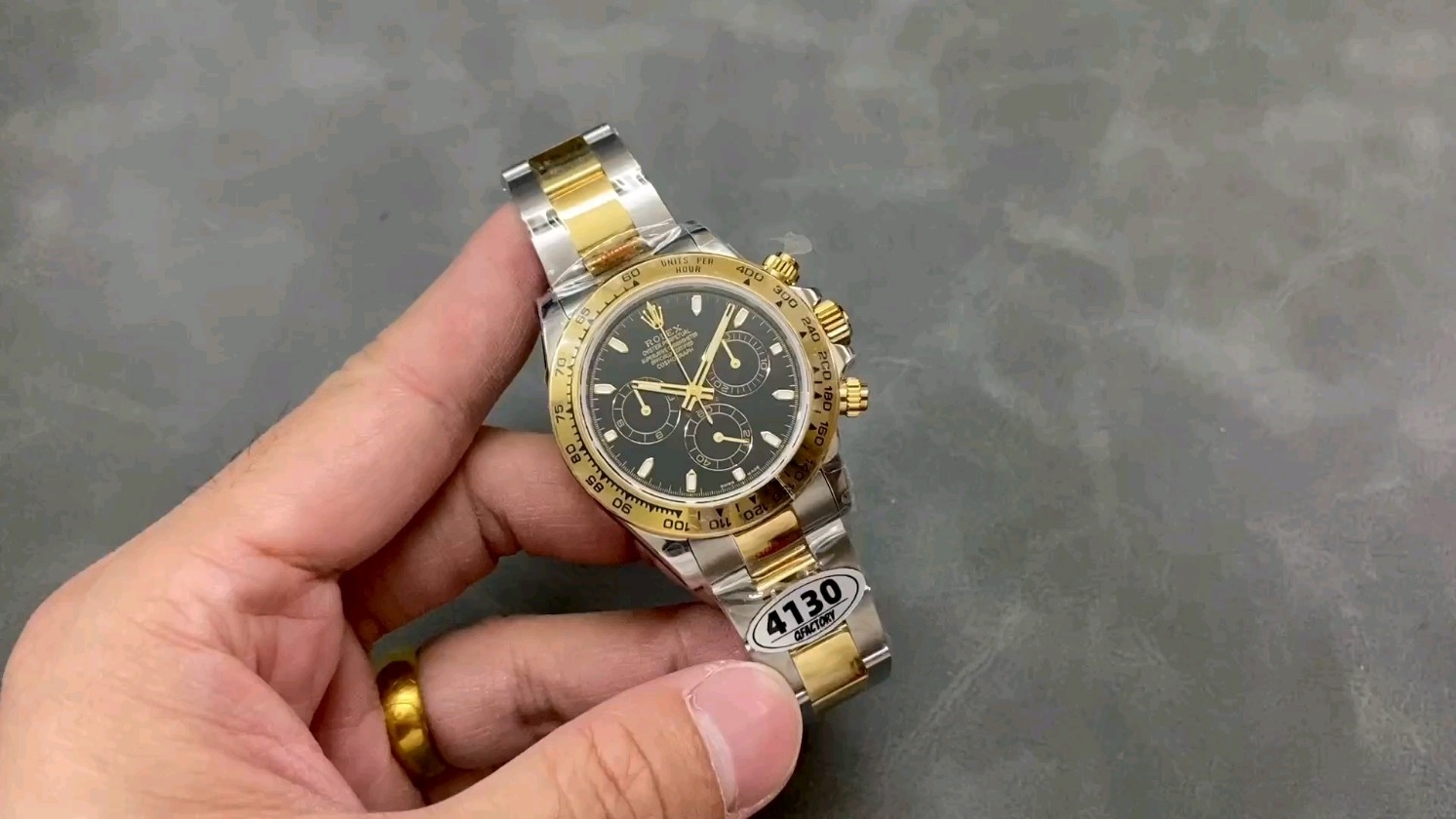 QF ステンレススチール版 ロレックス デイトナ 4130ムーブメント 904Lステンレススチール 40mm