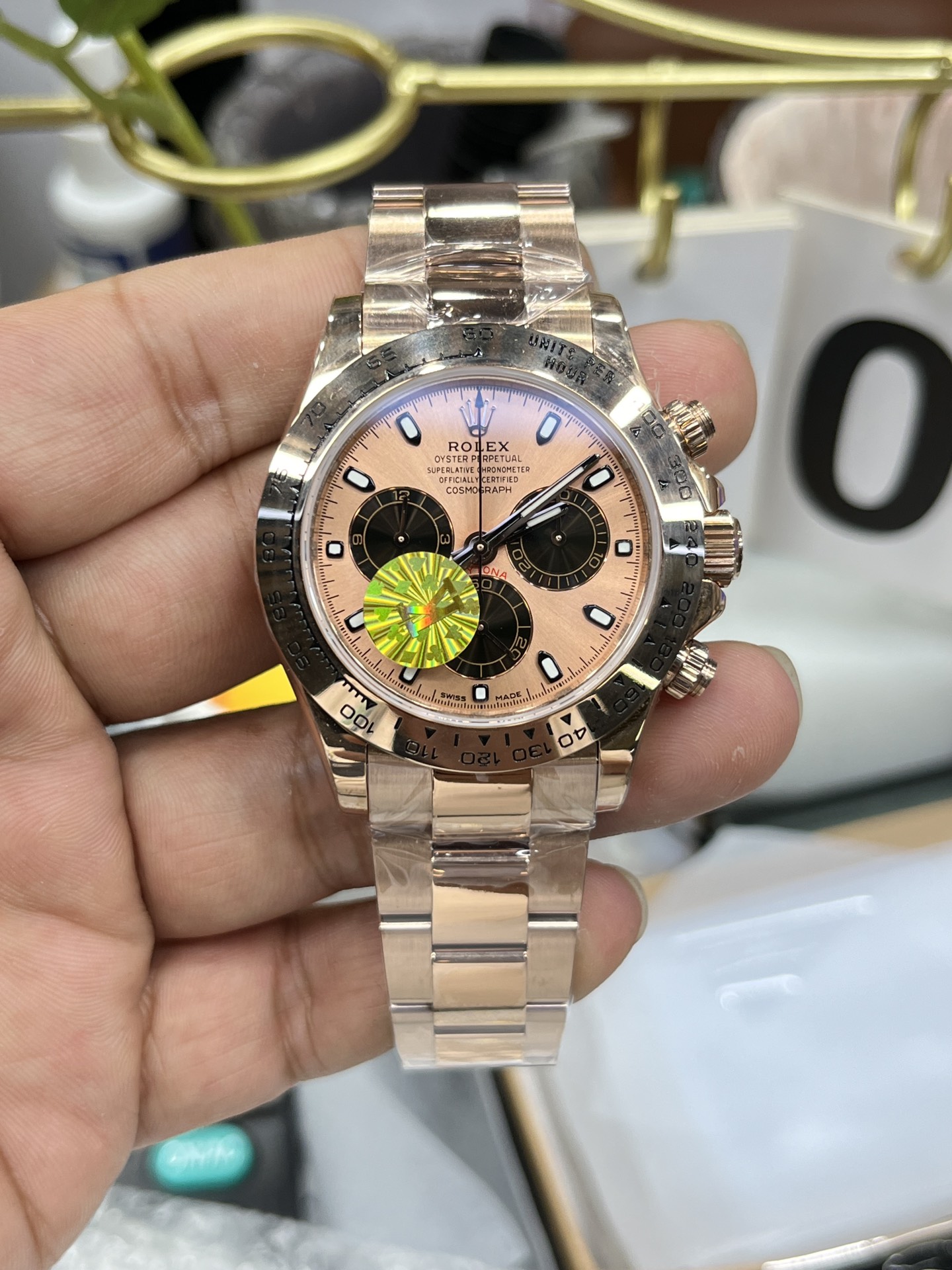 キング ローズゴールド デイトナシリーズ ロレックス/40mm*12.4mm/7750オートマティッククロノグラフ