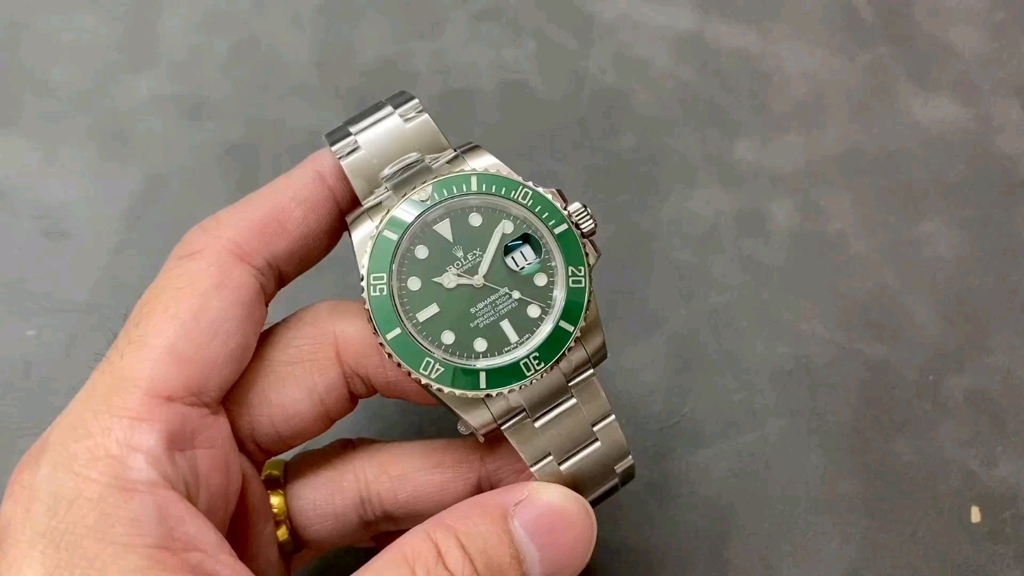 VS ロレックス グリーンサブマリーナ 3135ムーブメント 904Lステンレススチール 40mm