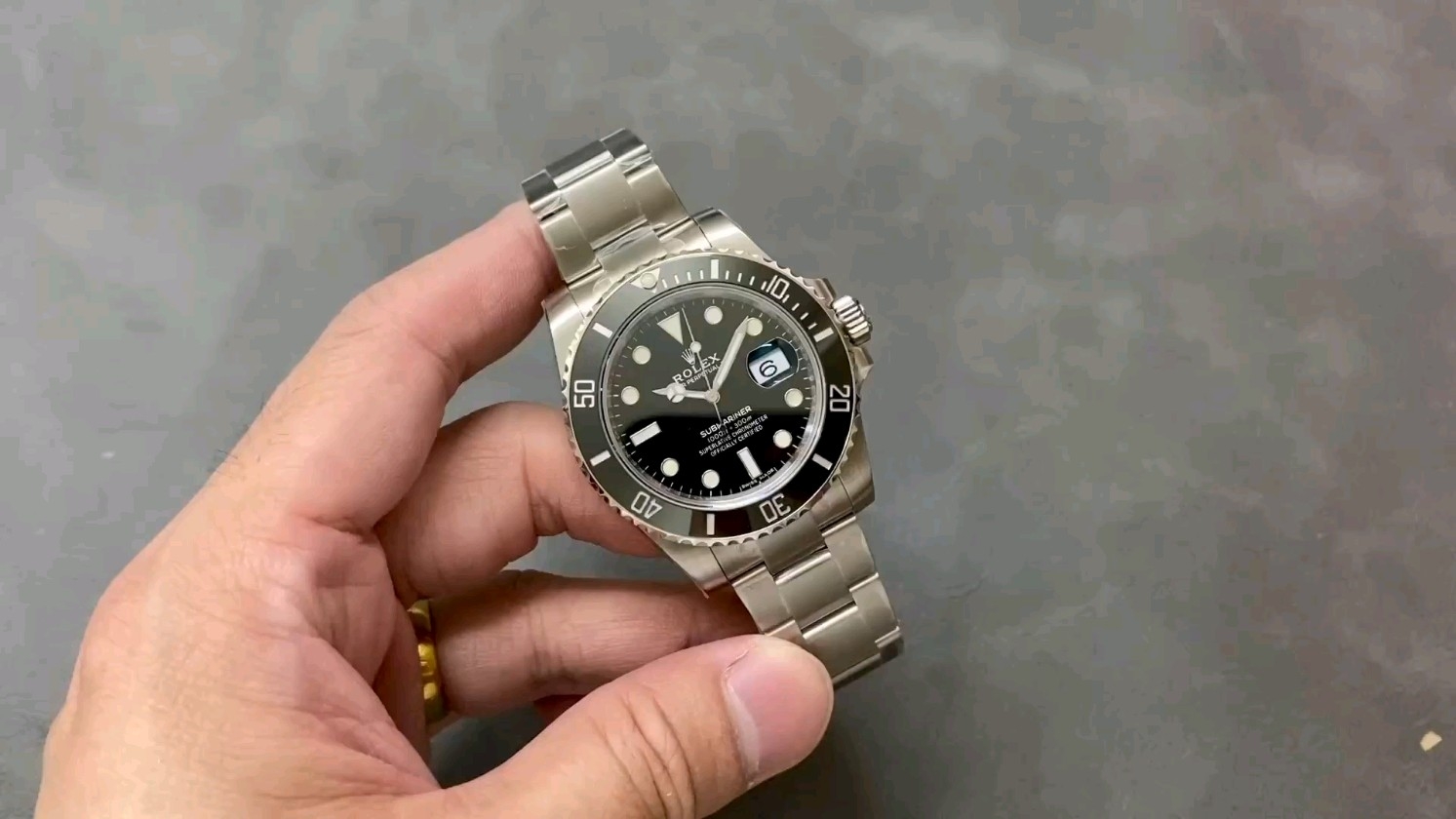 VS ロレックス ブラックサブマリーナ 3135ムーブメント 904ステンレススチール 40mm