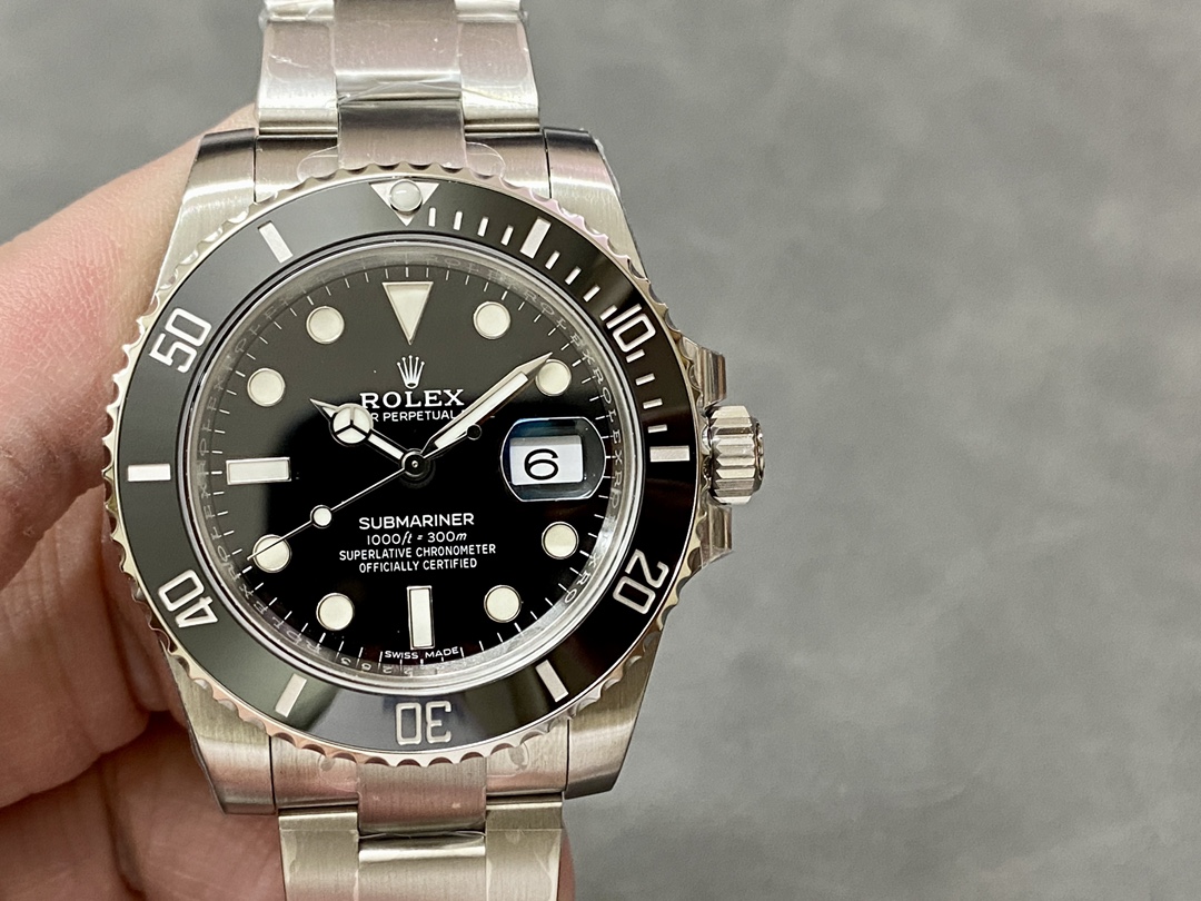 VS ロレックス ブラックサブマリーナ 3135ムーブメント 904ステンレススチール 40mm