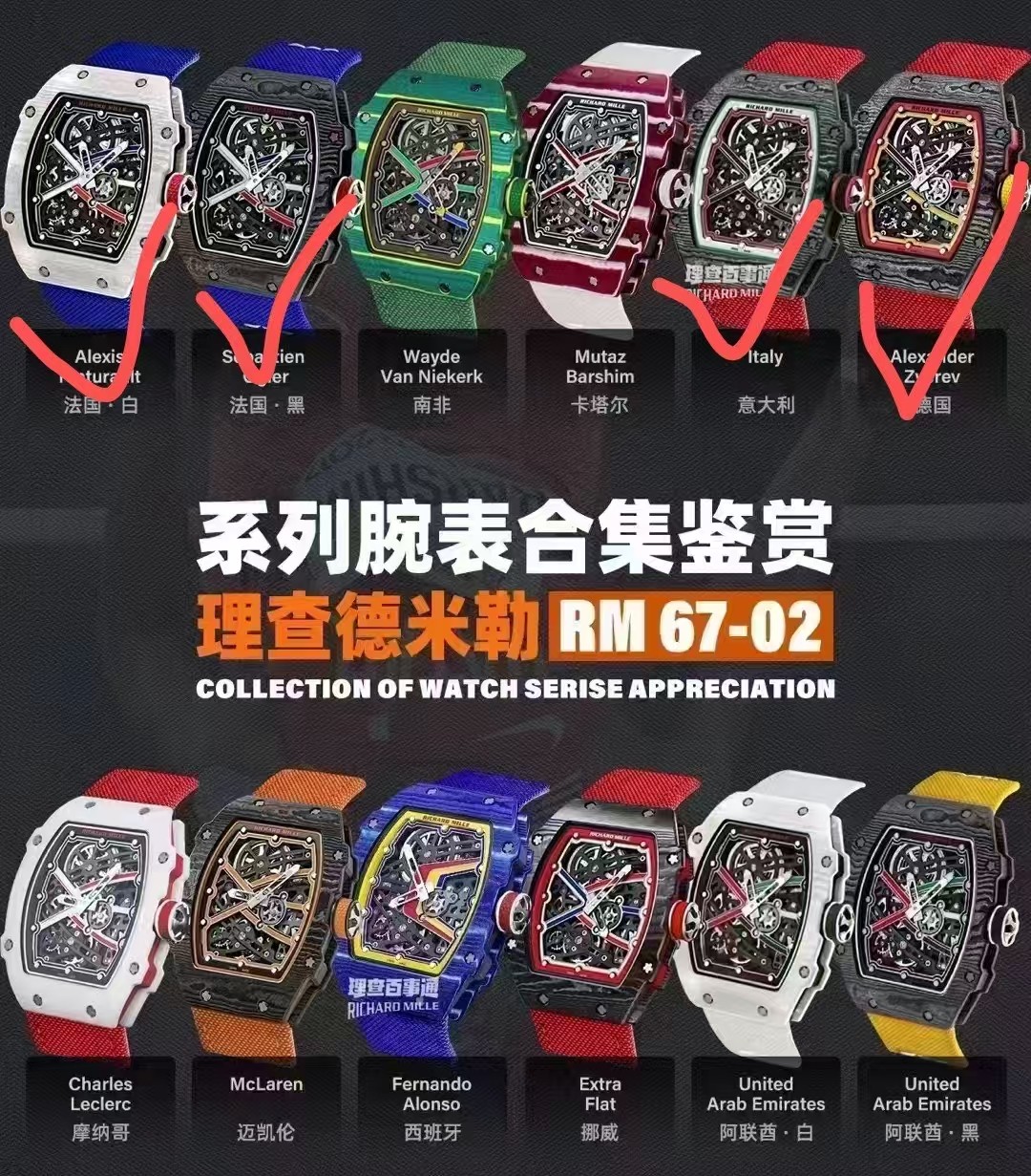 RM67-02が特別価格、さらに独占でマジックテープのストラップをプレゼント