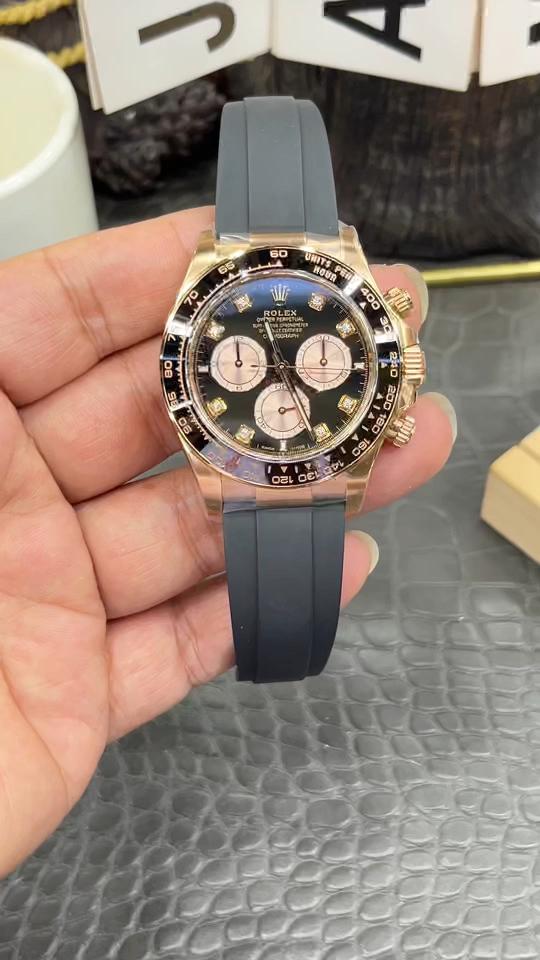 ロレックス デイトナシリーズ/40mm ローズゴールド ダイヤル/上海4131オートマチックきクロノグラフ搭載